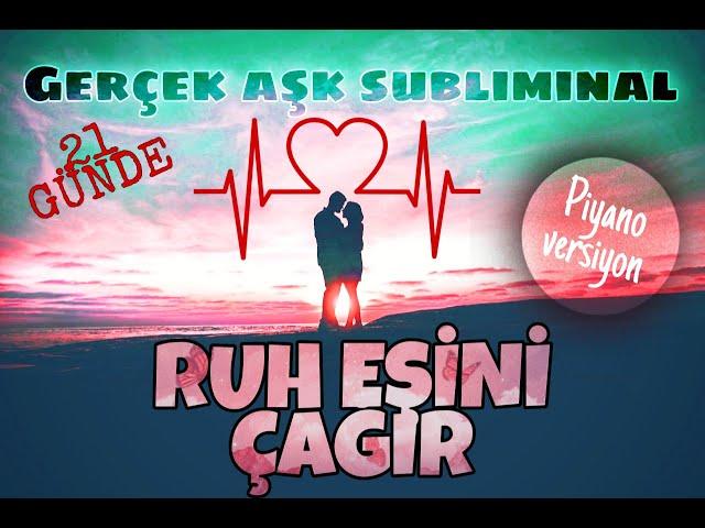 RUH EŞİMİ BULMAK İSTİYORUM DİYENLER BURAYA! 432 Hz 21 Gün Ruh Eşi Bilinçaltı Olumlamaları -Piyano V.