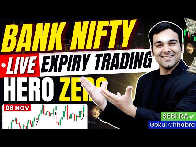 06 November Live Trading | Bank Nifty Expiry - Hero Zero Trade #trading #banknifty