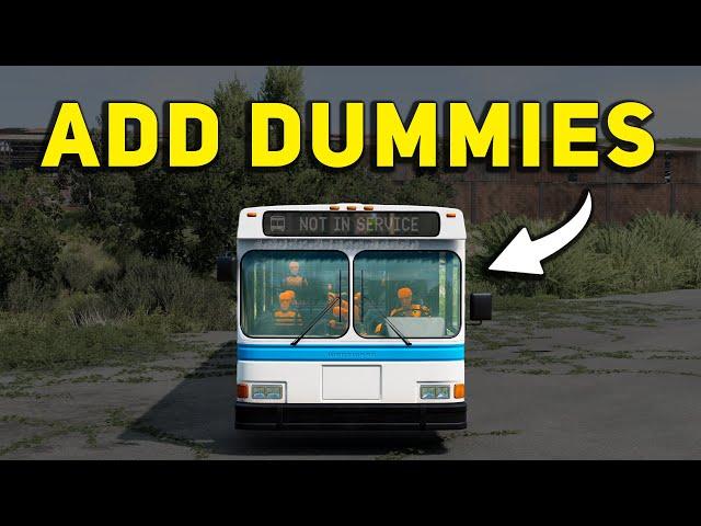 How to Add Dummies into Your Vehicles! - BeamNG Drive Guide