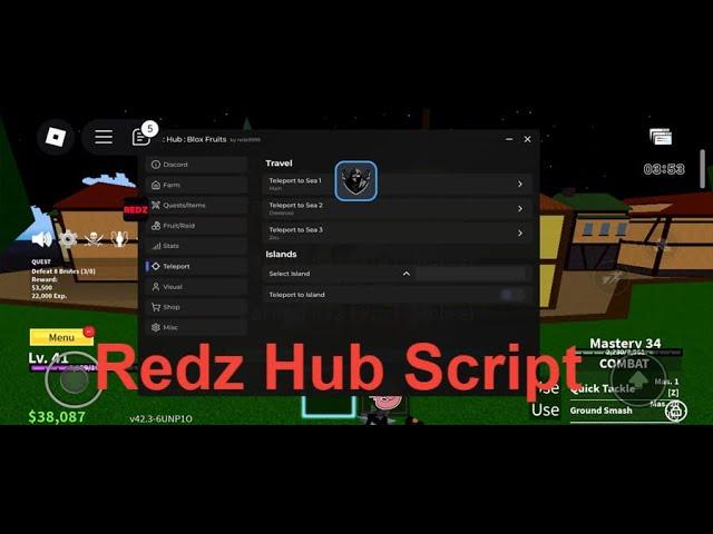 [NEW] Redz Hub Script (January 2025) [100% WORKING] Blox Fruits, Auto Farm, Teleport