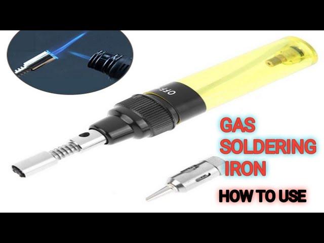 Mini Gas Soldering Iron How To Use