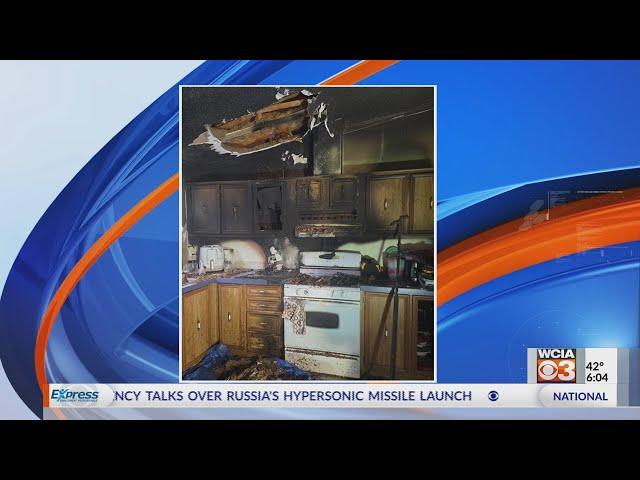 Three fire departments respond to Westville kitchen fire