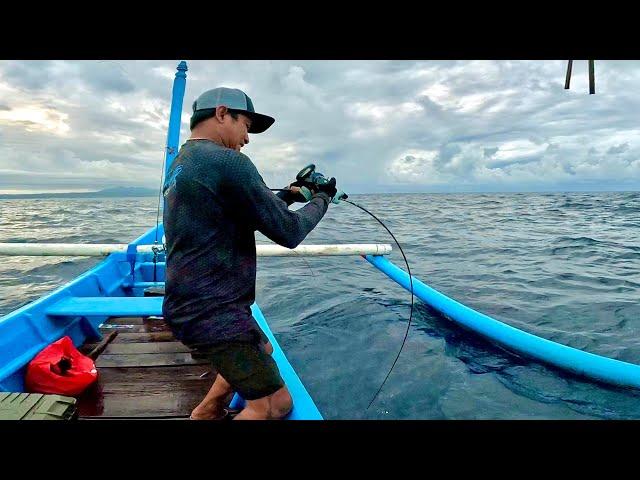 LAGI GULUNG PE TIBA-TIBA DITARIK IKAN BESAR !!!