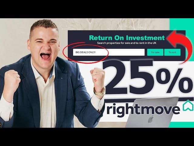 Finding Property Deals FAST On Rightmove | ROI Challenge