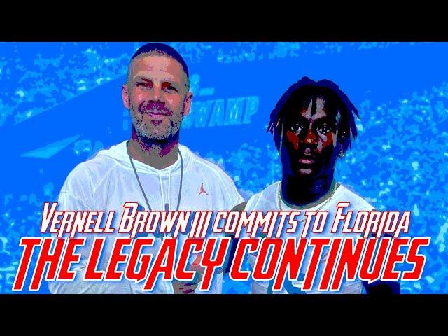 5 Star WR Vernell Brown III Commits to the Florida Gators!