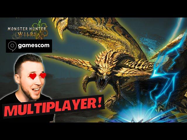 DAY 2: New Multiplayer Gameplay!!  Monster Hunter Wilds Gamescom 2024 Developer Livestream Reaction