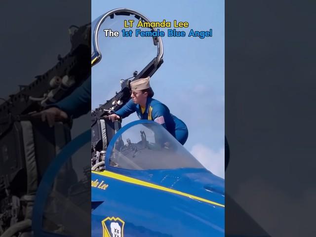 LT Amada Lee- The 1st Female Blue angel #america #military #aircraft #airforce #aviation #blueangles