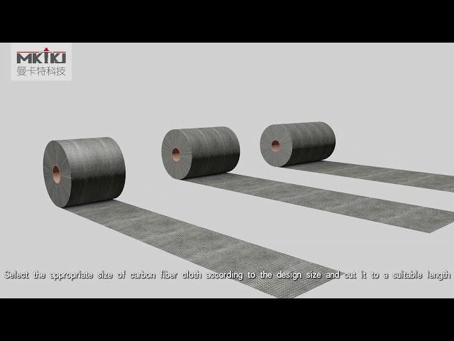 The construction process of Nanjing Mankate carbon fibre cloth