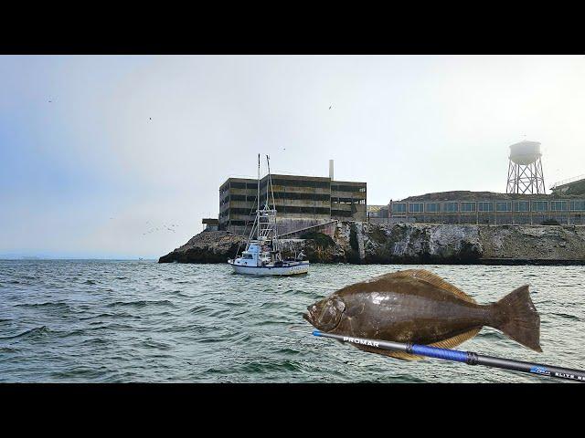 FISHING at the ROCK (Alcatraz Federal Prison) SF BAY