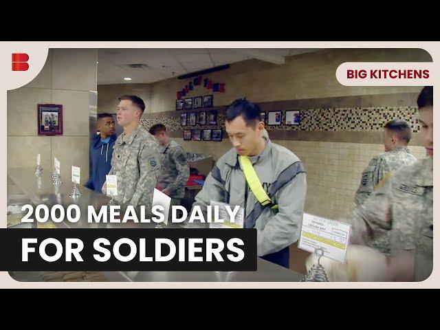 Inside Fort Bragg's Kitchen - Big Kitchens - Food Documentary