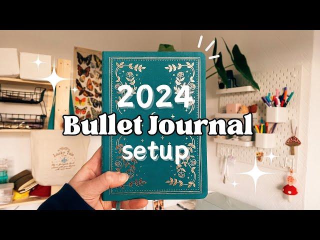 2024 BULLET JOURNAL SETUP  My first time bullet journaling! ⭐︎