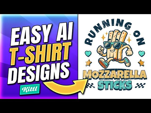 The BEST All-In-One Ai T-Shirt Design Tool? (Kittl Tutorial)