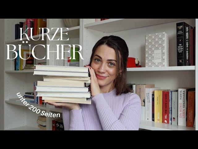 10 KURZE BÜCHER, die du an EINEM TAG lesen kannst | Buchempfehlungen