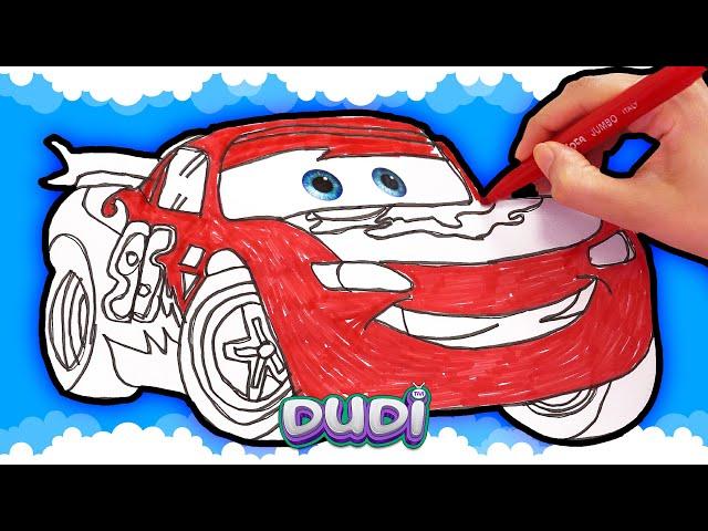 Şimşek McQueen Çizim ve Boyama | Cars