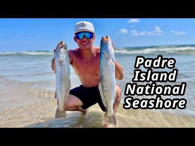 Surf Fishing for SPECKLED TROUT (Corpus Christi, Tx)