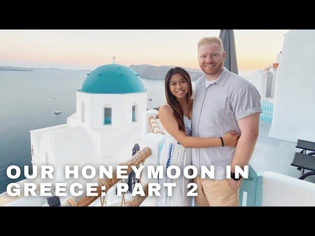 SANTORINI VLOG | Our Honeymoon in Greece! + Hotel Room Tour | Our Greece Honeymoon Part 2