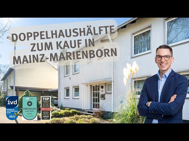  Top gepflegte Doppelhaushälfte mit schönem Garten zum Kauf in Mainz-Marienborn 