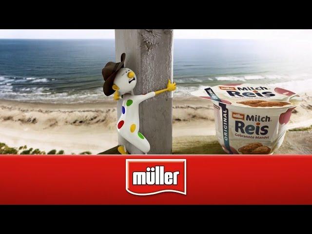 Müller Milchreis mit gebrannten Mandeln Werbespot | Alles Müller, oder was? - Werbung