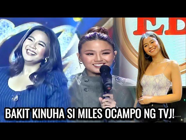 TUNAY NA DAHILAN BAKIT KINUHA SI MILES OCAMPO NG TVJ SA EAT BULAGA