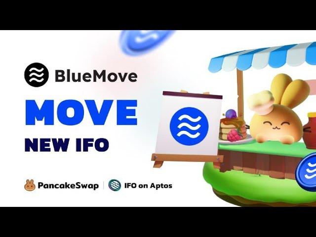 劲爆！全程实录 Aptos网络的首个在Pancakeswap 上的IFO！BlueMove（$MOVE）超募180倍 ,总募集资金7200万刀 超过整个APTOS生态的总TVL。$APT, $MOVE