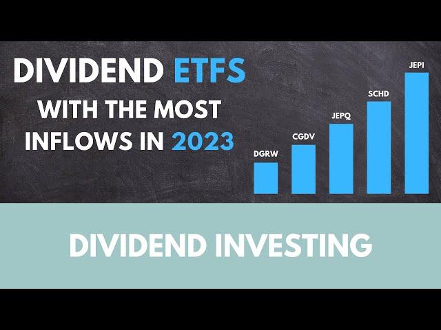 Top Dividend ETFs with the most inflows in 2023