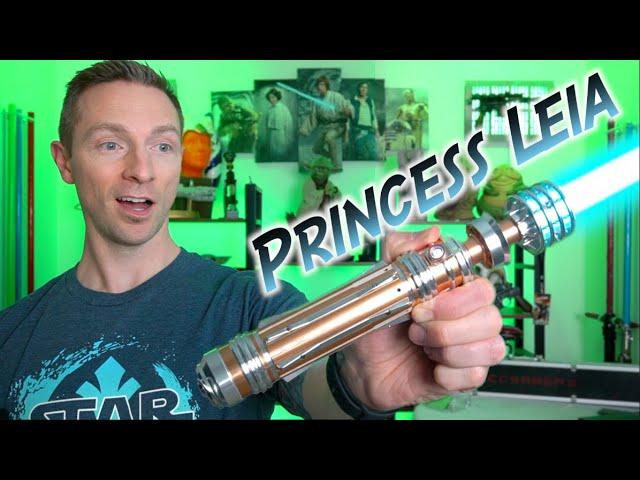 Most Realistic Princess Leia Neopixel Lightsaber! (CCSabers)