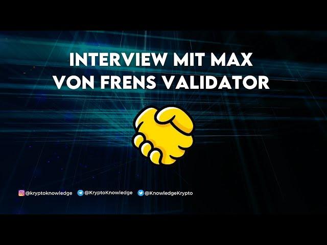 Interview mit Max von Frens Validator 