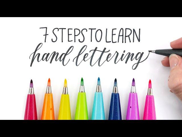 How to Learn Hand Lettering in 2021: 7 Easy Steps for Hand Lettering Beginners