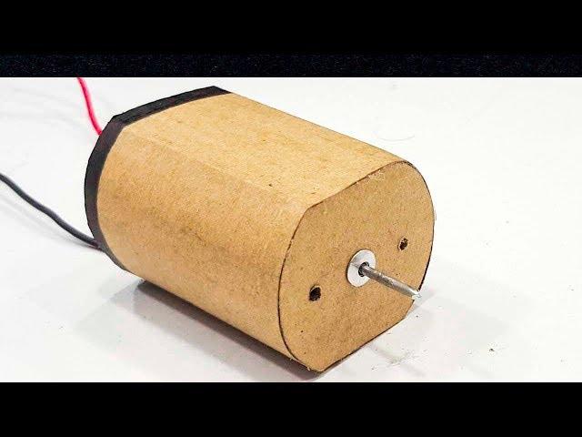 How to Make a Motor (Cardboard DC Motor) DIY at Home || M SAQIB