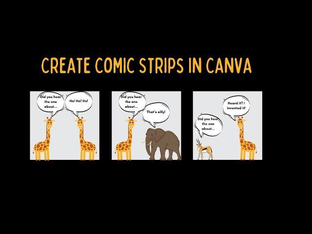 How to Create Comic Strips in Canva