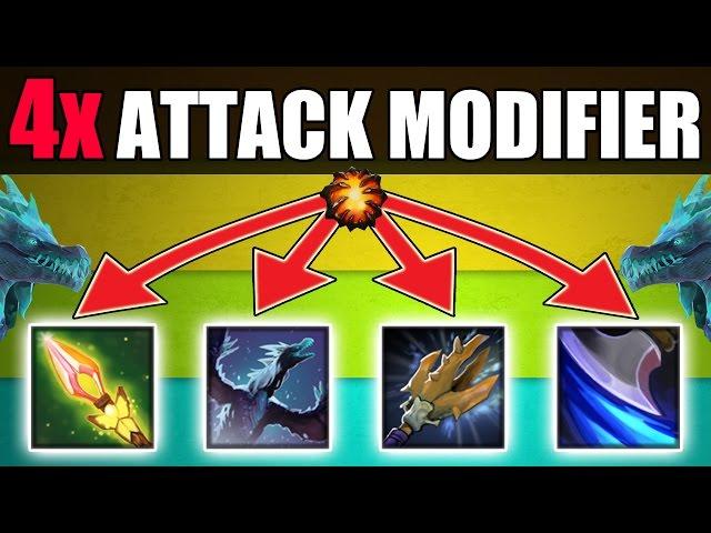 Insane Range + Quadruple Attack Upgrade | Dota 2 Ability Draft