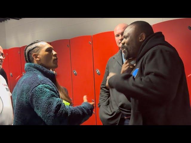 “YOU BEEN TALKING SH** ABOUT ME” Derek Chisora & Conor Benn CLASH BACKSTAGE | AZIM DAVIES