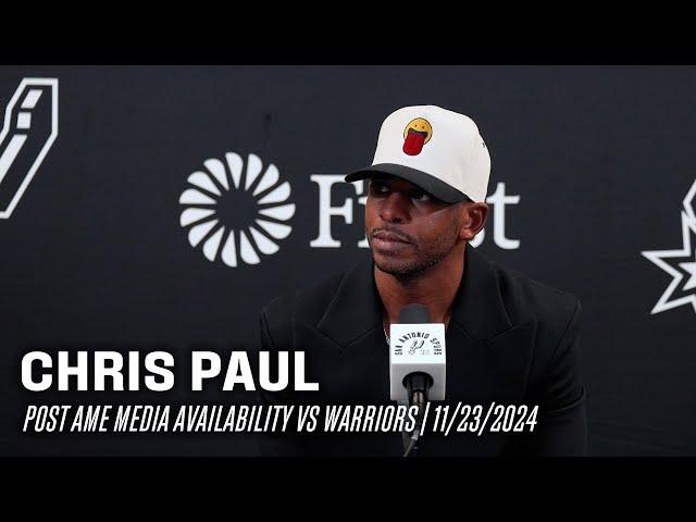 Chris Paul's Postgame vs Golden State Warriors | 11.23.2024