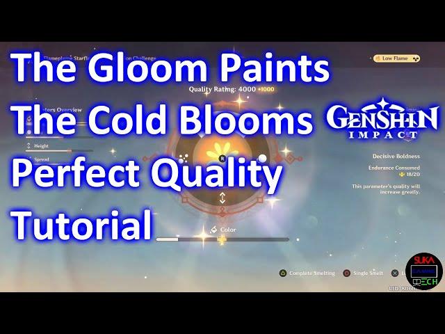 The Gloom Paints The Cold Blooms Perfect Quality Tutorial Genshin Impact