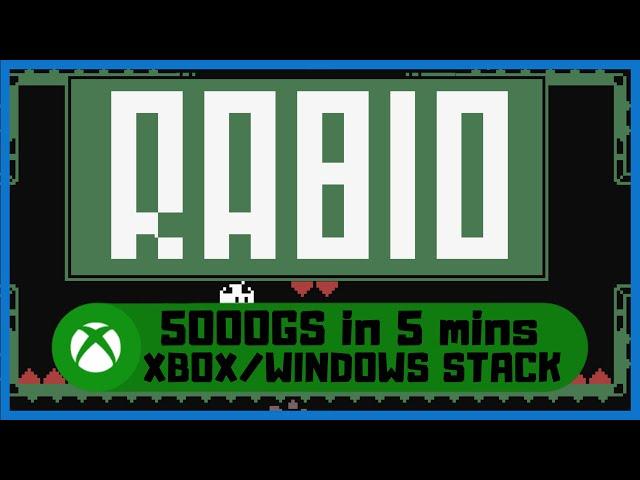 Rabio #Xbox Achievement Walkthrough - 5000GS in 5 mins - Xbox/Windows Stack