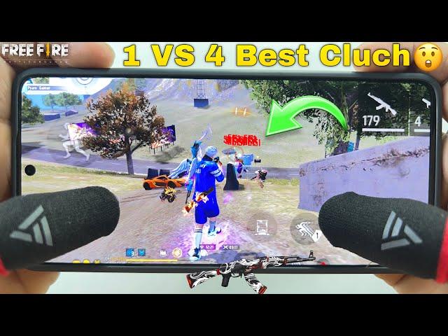 Solo vs squad free fire full map gameplay onetap headshot 2 finger handcam in poco x6 pro