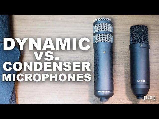 Dynamic vs Condenser Microphones, What's the Difference?