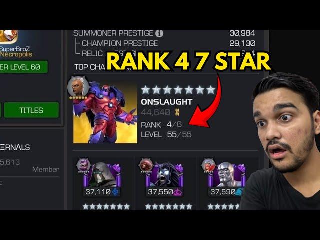 FIRST EVER 7 STAR RANK 4 | HOW MUCH MONEY WOULD HE SPEND ON SUPERIOR BANQUET CRYSTALS | MCOC