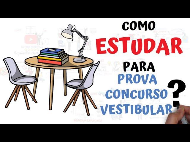 Como Estudar para Prova / Concurso / Vestibular | SejaUmEstudanteMelhor