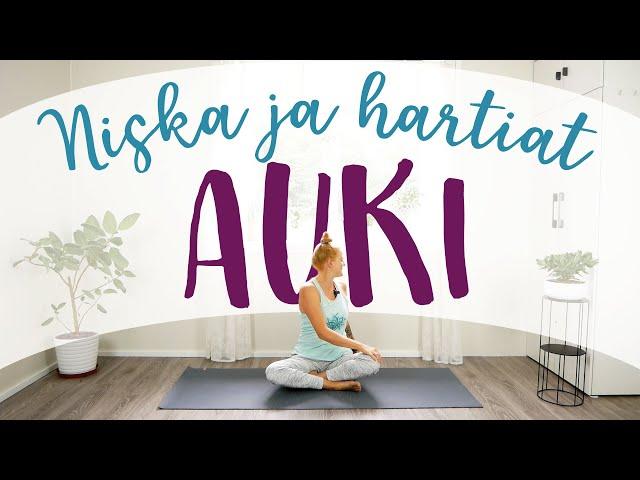 Niska ja hartiat auki | Ninan jooga