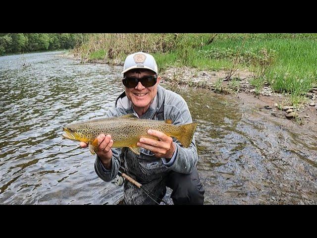 Fly Fishing the "STRETCH" on North Central PA's "PINE CREEK"