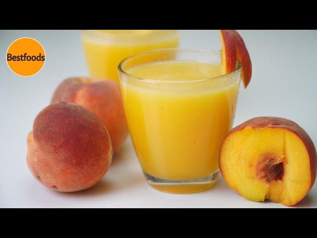 Peach juice│How to make peach juice│Fresh Peach juice│Peach Juice Recipe│Peach Recipe