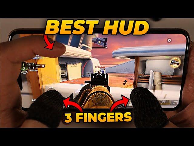 I found the best 3 finger claw hud for beginners in cod mobile - codm handcam gameplay! Settings!