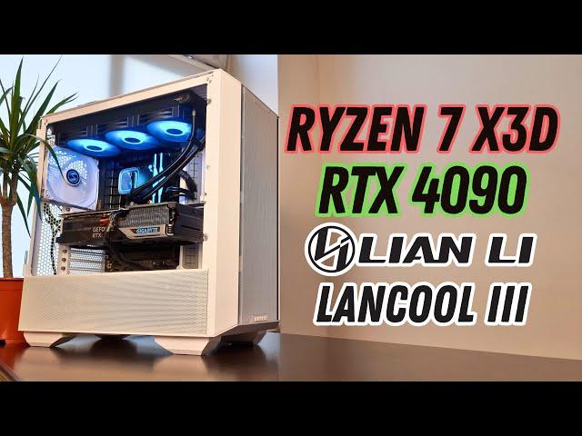 Lian Li Lancool III White 4k ATX build | AMD Ryzen 7 7800X3D | NVIDIA RTX 4090 24GB