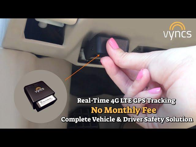 Best Vehicle GPS Tracker Device | Vehicle Tracking Device No Monthly Fee | Smart Driving with Vyncs