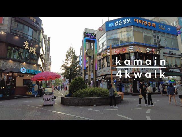 [4k korea] #부천시청별빛거리 | A walk in Starlight Street in Bucheon City Hall, Now it's Daylight Street :)