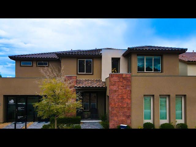 Inside $2.5M Model Home in Summerlin Las Vegas | Snow Tour