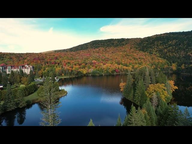 Drone Captures Colorful Fall Foliage in New Hampshire