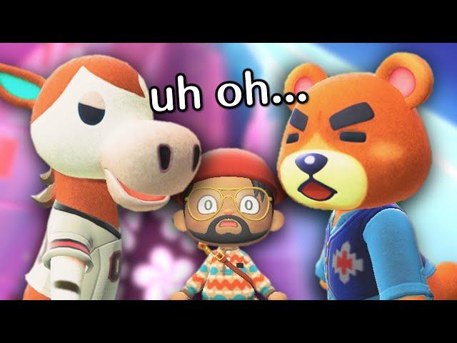 Animal Crossing, But My Villagers Keep FIGHTING!