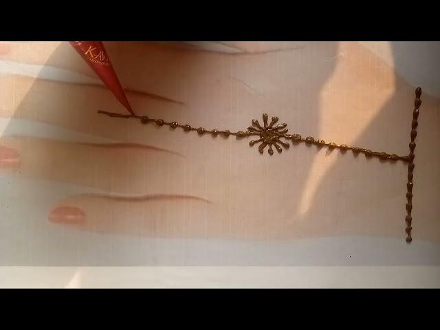 very simple mehndi designs .sony design ideas